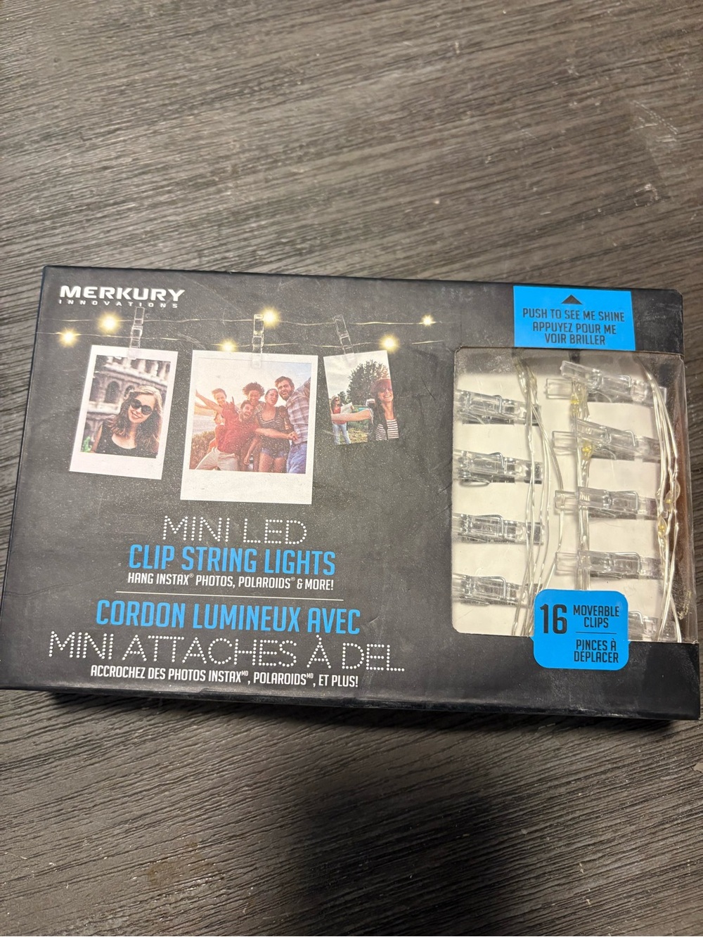 Mini LED Clip String Lights - Clear Clips
